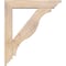Ekena Millwork Funston Traditional Smooth Bracket w/ Offset Brace, Douglas Fir, 5 1/2"W x 26"D x 30"H BKT0604X26X30FST01SDF - alternate 2